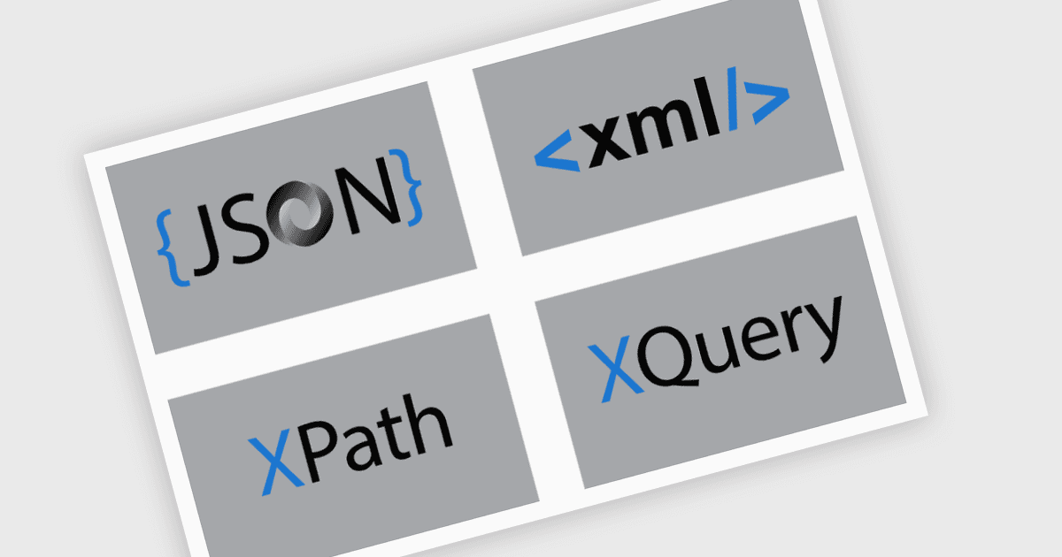 JSON、XML、XPath、XQueryを編集してクエリ