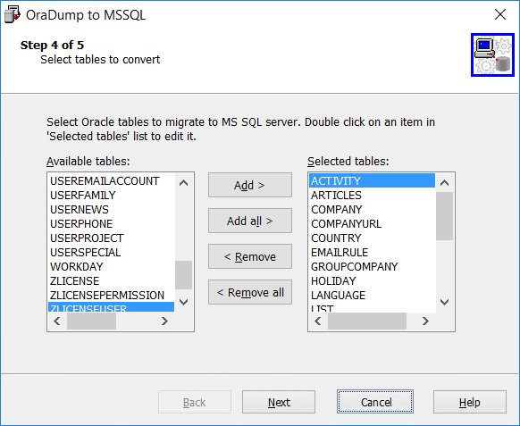 OraDump to MSSQL（英語版） 商品画像