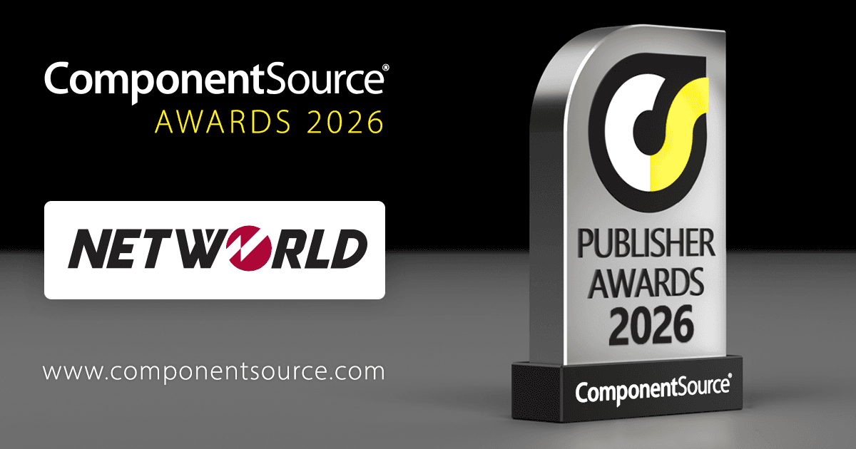 NetWorld、ComponentSourceアワードを受賞