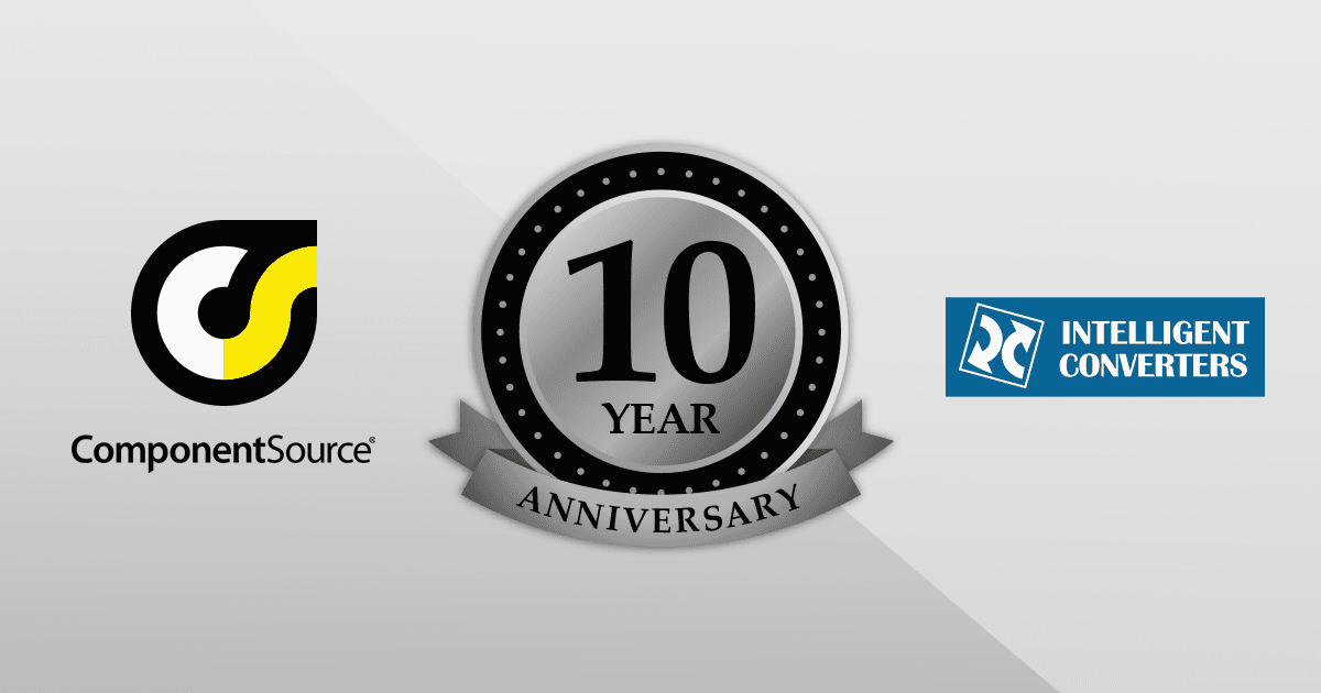 Intelligent Convertersとのパートナーシップ10周年を祝賀