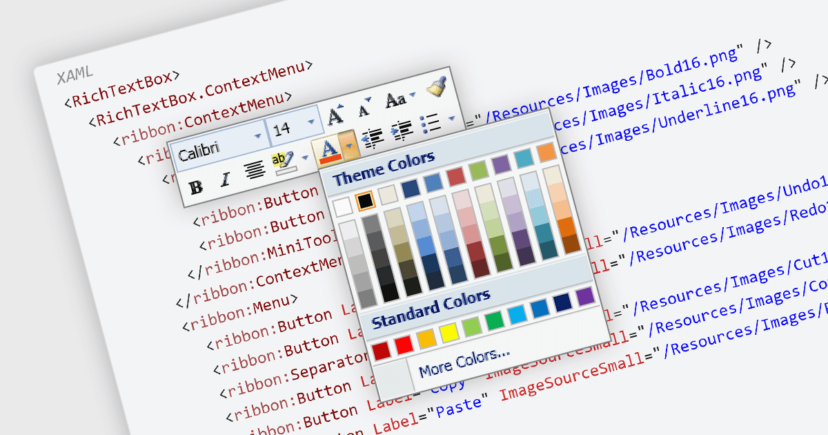 ミニツールバーを使用してWPFアプリのUXを強化