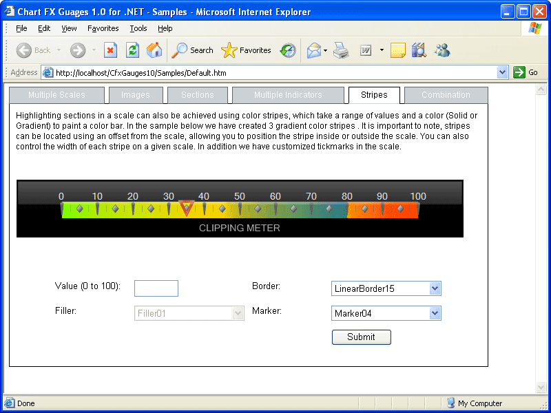 Chart FX Gauges for .NET （英語版） 商品画像