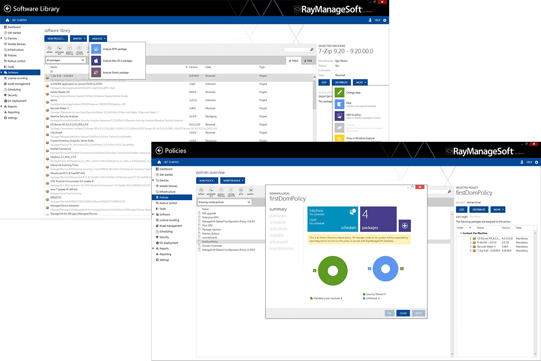 RayManageSoft がリリースされました