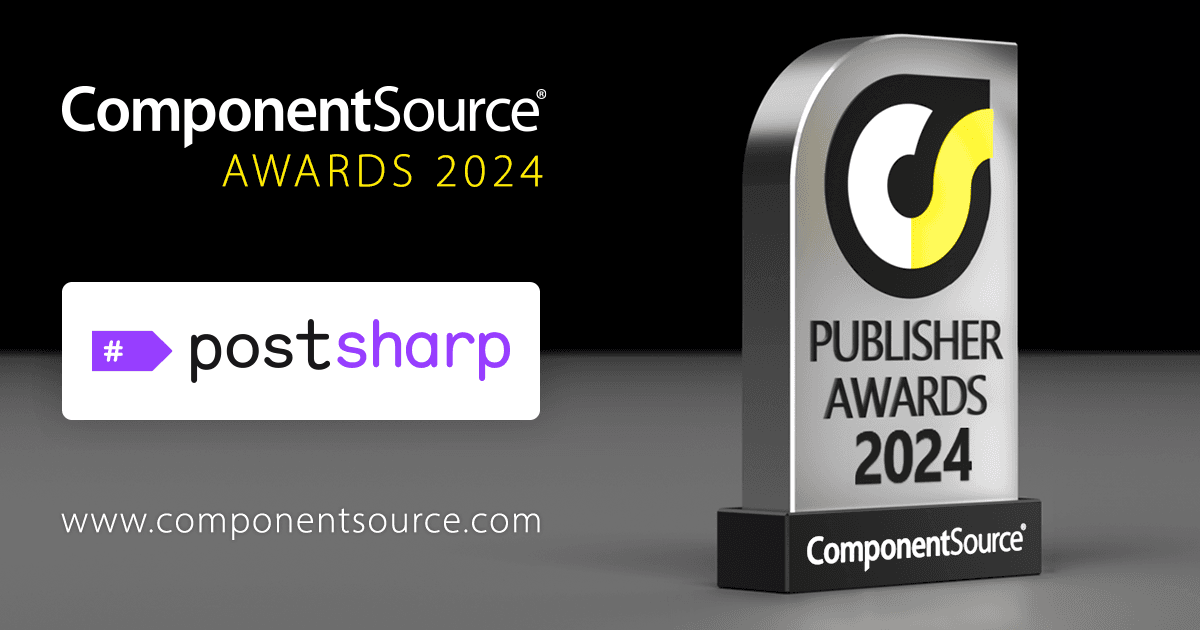 PostSharp TechnologiesがComponentSourceの賞を受賞
