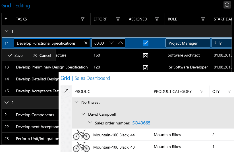Telerik UI for WinUI 商品画像