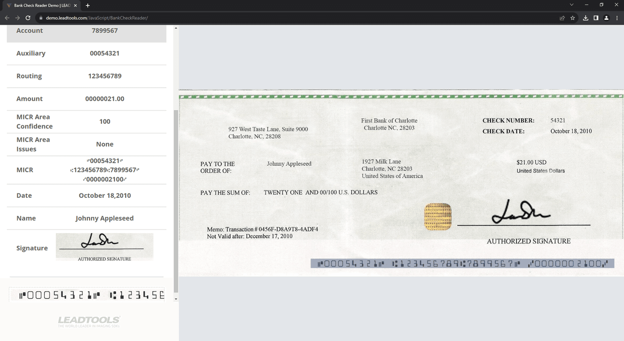 LEADTOOLS Recognition SDK（英語版） 商品画像