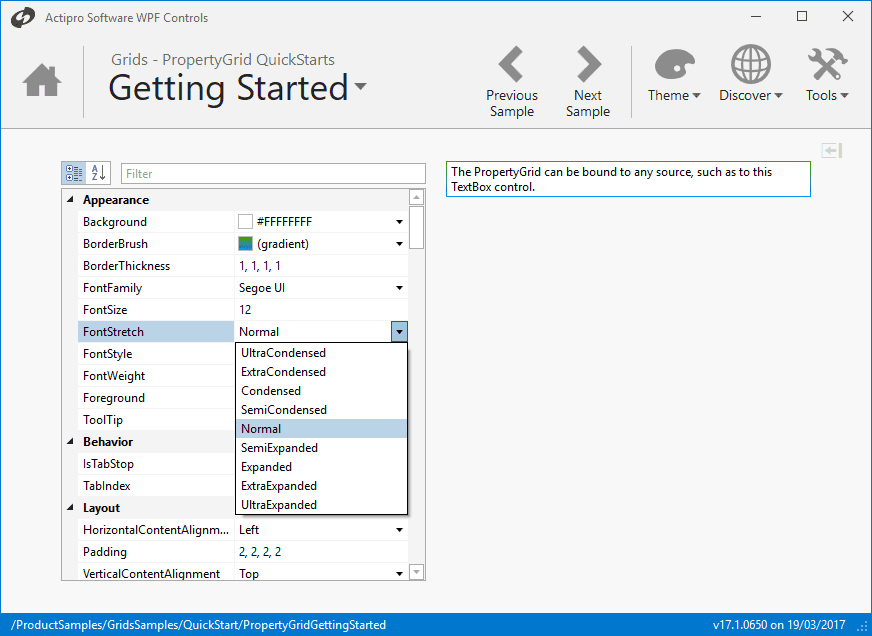 Actipro Grids for WPF（英語版） 商品画像