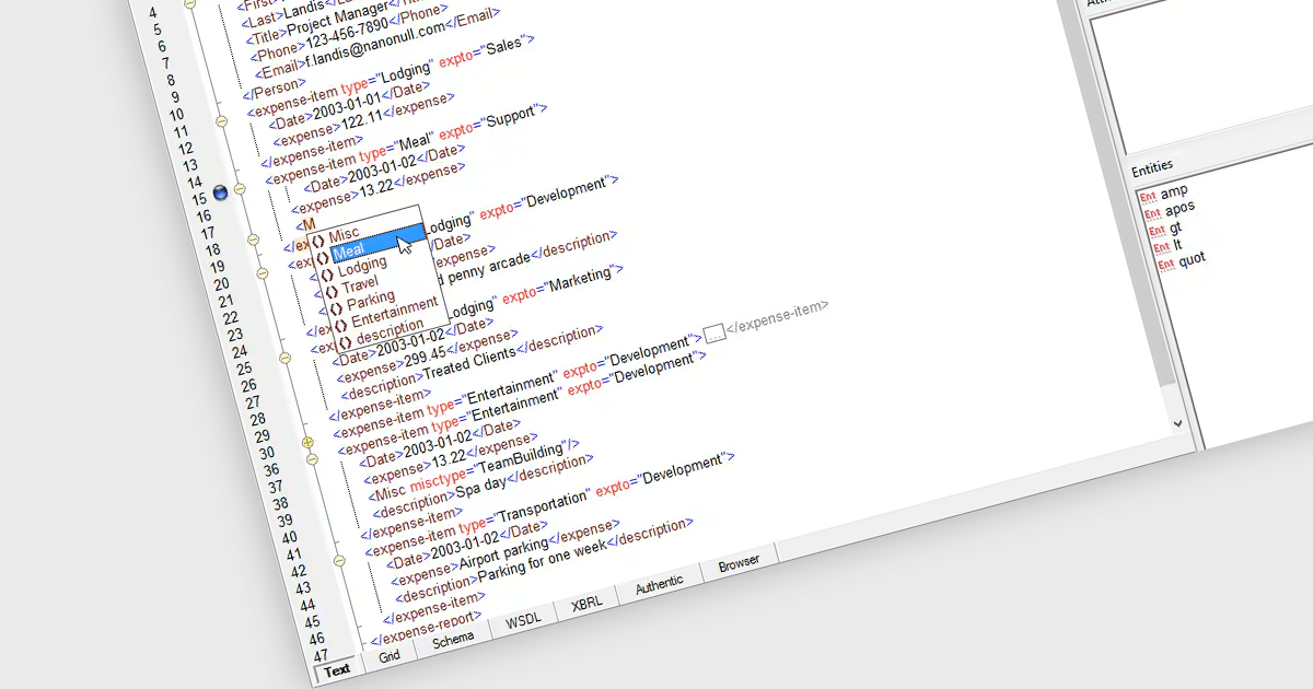 XMLでUniversal Data Exchangeを有効化
