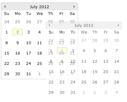 jQWidgets Angular Calendar 商品画像