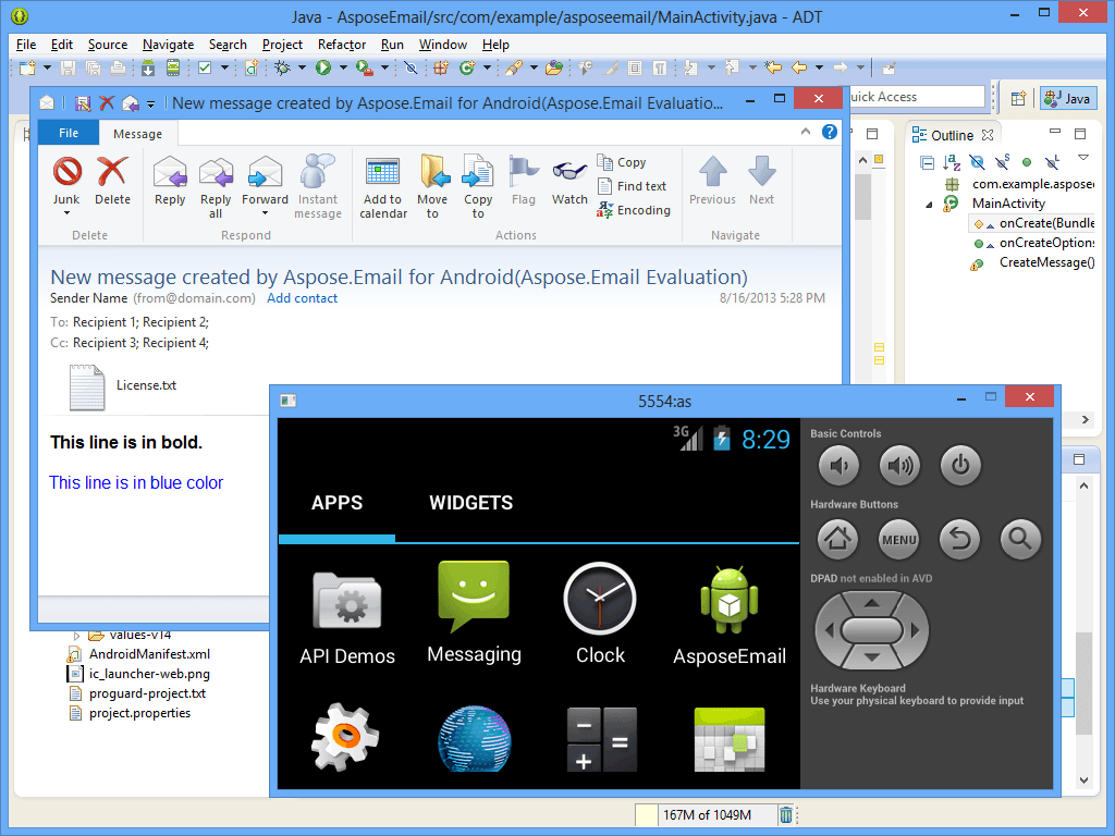 Aspose.Email for Android をリリースしました