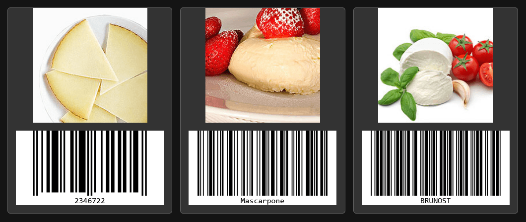 KendoReact Barcode 商品画像 KendoReact Barcode 商品画像