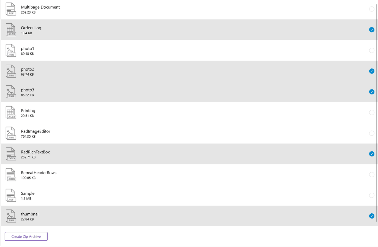 Telerik UI for .NET MAUI Zip Library 商品画像 Telerik UI for .NET MAUI Zip Library 商品画像