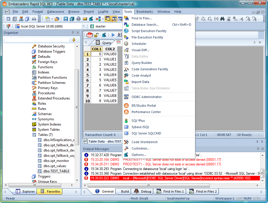 Rapid SQL がリリース