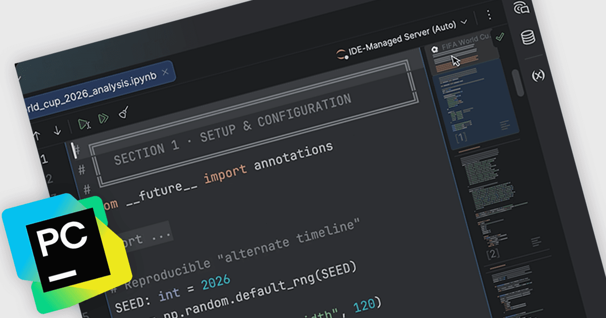 エディタのミニマップでPythonコードを高速ナビゲート