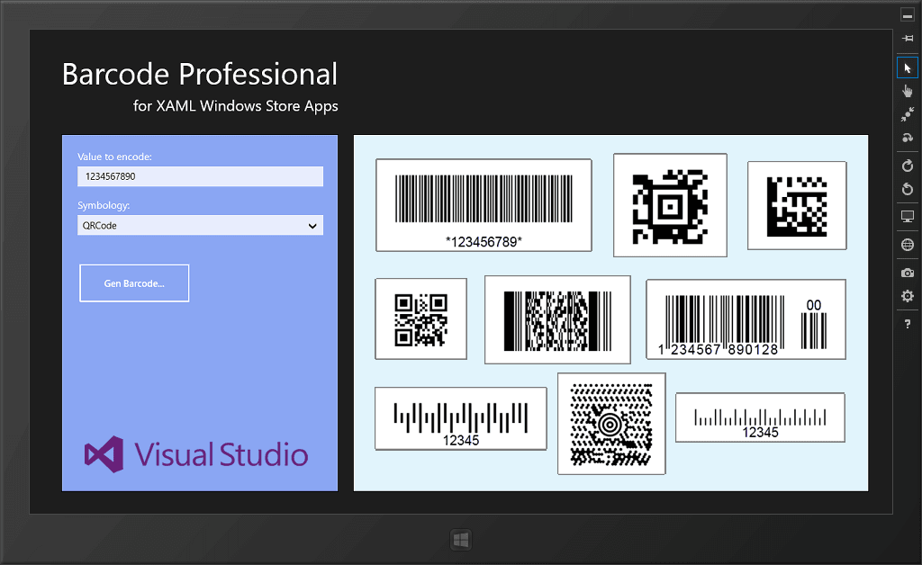 Neodynamic Barcode Professional for XAML WinRT 商品画像