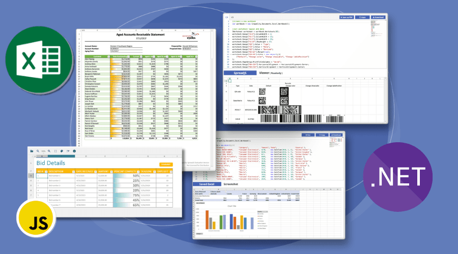 Document Solutions for Excel, .NET Edition（英語版） 商品画像