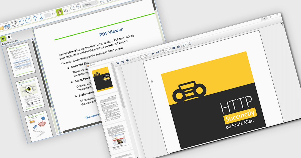 ユーザがPDFを視覚的にナビゲート可能