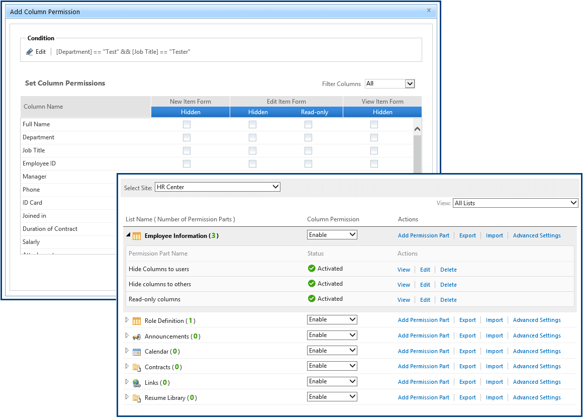 SharePoint Column/View Permission（英語版+日本語版） 商品画像