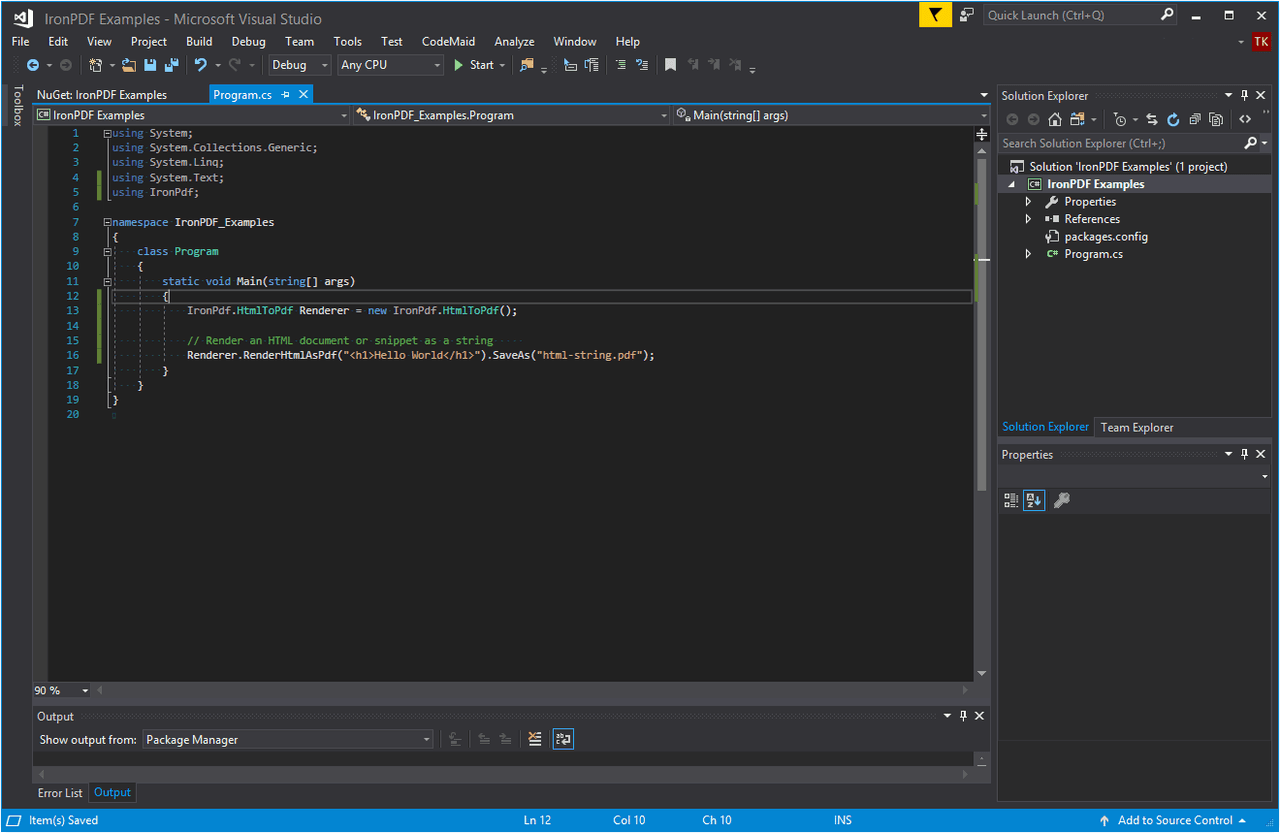 IronPDF for .NET（英語版） 商品画像