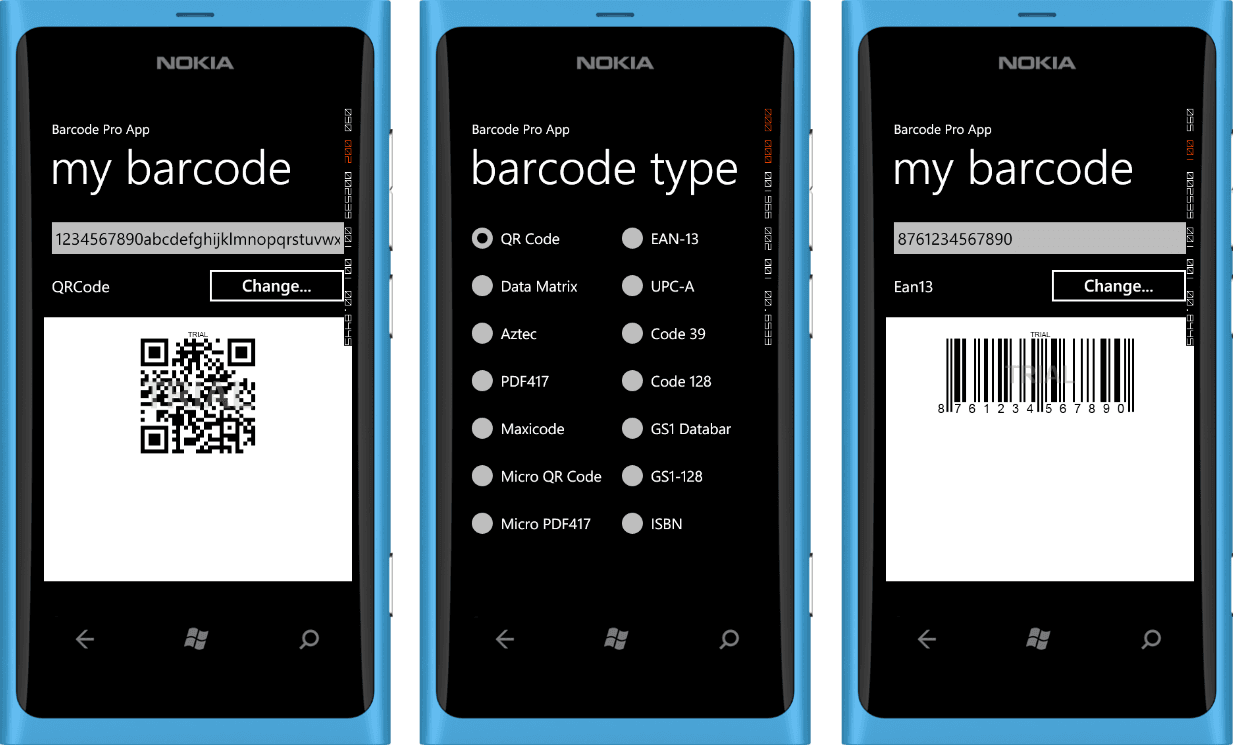 Neodynamic Barcode Professional for Windows Phone 商品画像