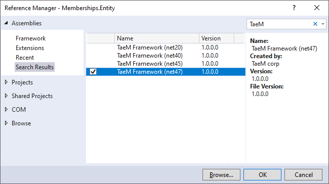 TaeM Framework 商品画像