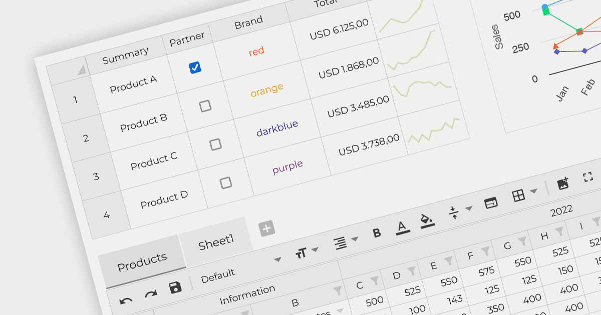 Jspreadsheet が ComponentSource に参加
