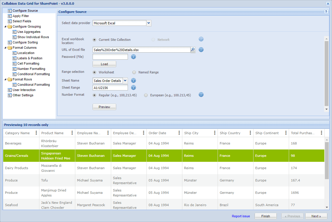 Collabion Data Grid for SharePoint（英語版） 商品画像
