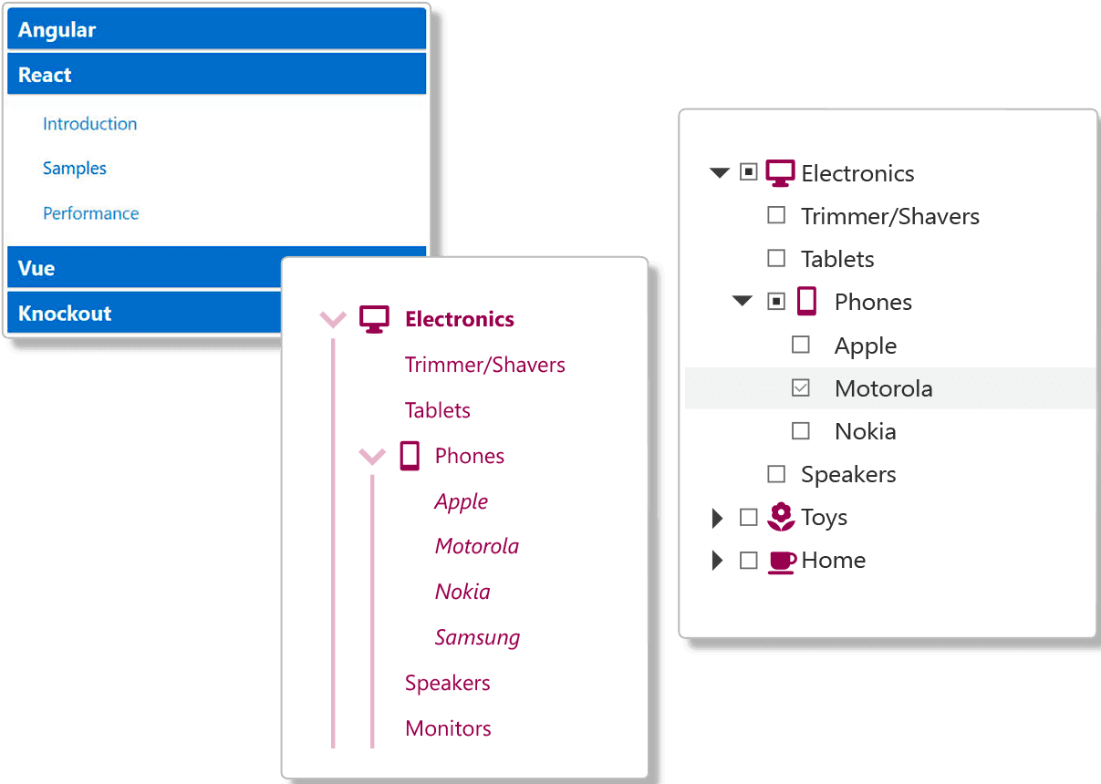 ComponentOne ASP.NET Core UI Navigation Controls 商品画像