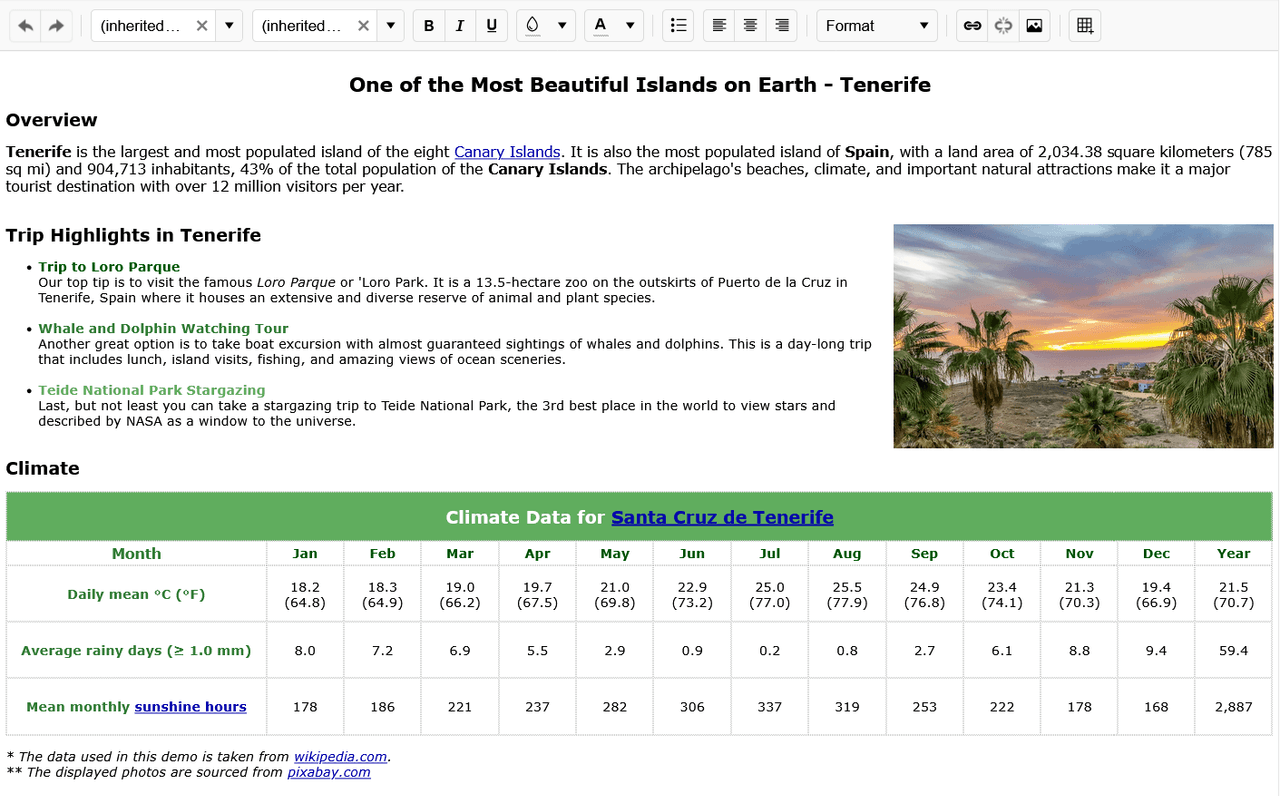 Kendo UI jQuery Rich Text Editor 商品画像 Kendo UI jQuery Rich Text Editor 商品画像