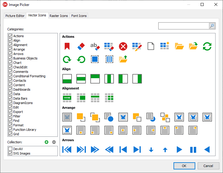 DevExpress VCL Icon Library 商品画像