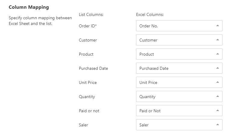 Excel Import App for SharePoint Online（英語版） 商品画像