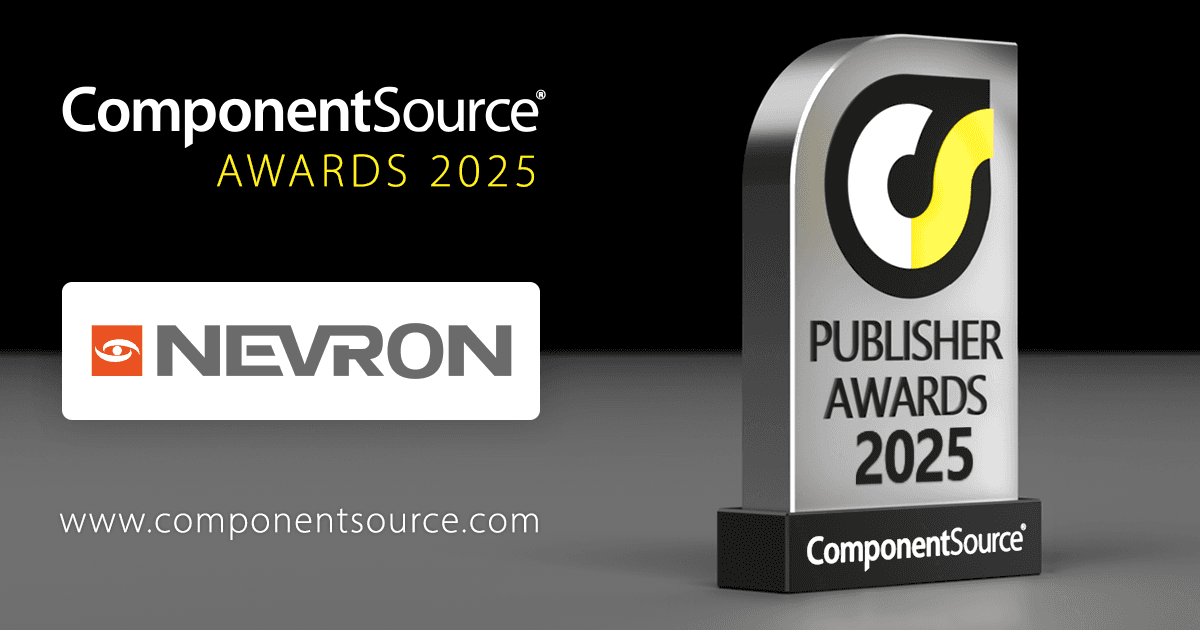 NevronがComponentSourceの賞を受賞