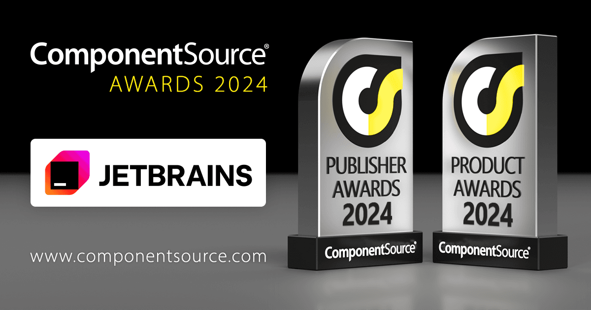 JetBrainsがComponentSourceの賞を8つ受賞