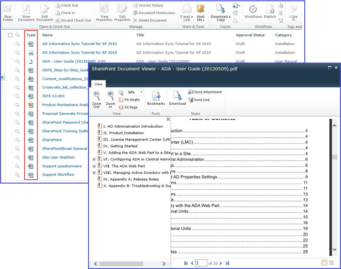 SharePoint Document Viewer（英語版+日本語版） 商品画像