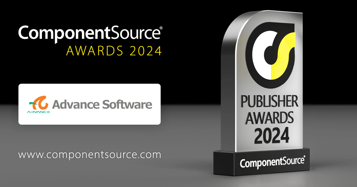Advance SoftwareがComponentSourceの賞を受賞