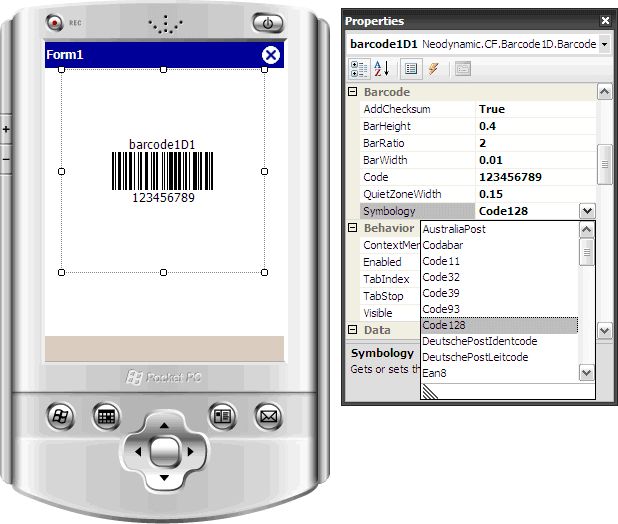 Neodynamic Barcode Professional for .NET Compact Framework 商品画像