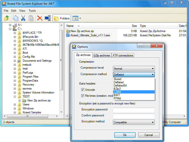Xceed Zip for .NET（英語版） 商品画像