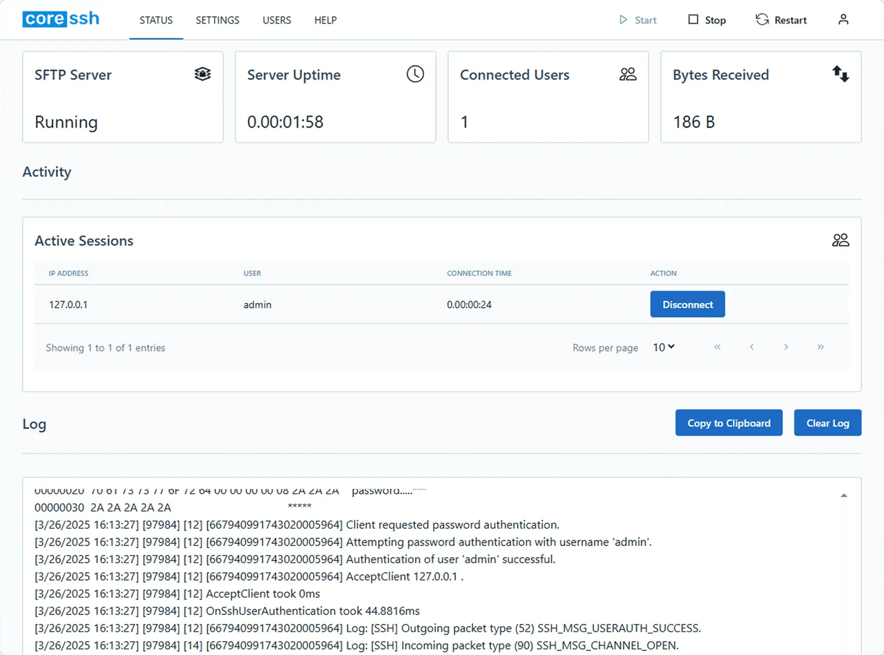 CoreSSH Server 商品画像