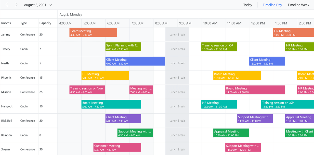 Syncfusion React Calendar and Scheduling Controls 商品画像