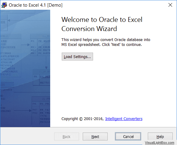 Oracle to Microsoft Excel 商品画像