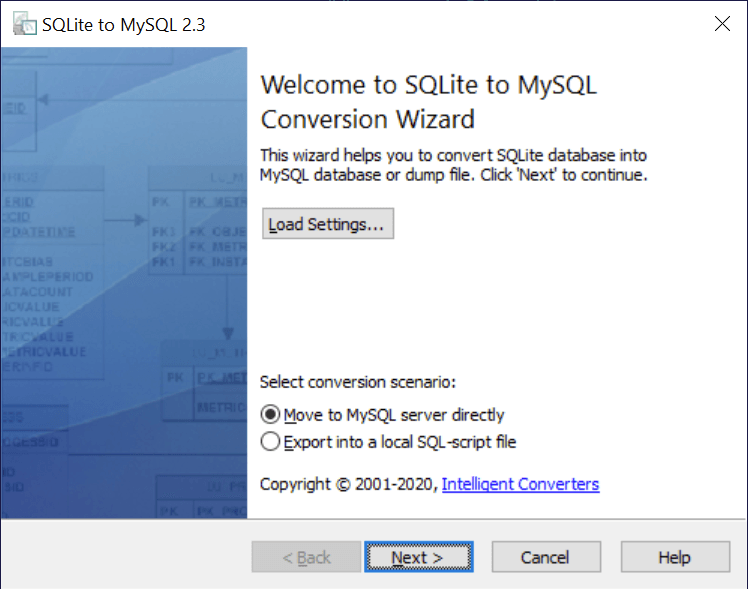SQLite to MySQL 商品画像