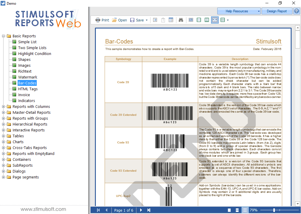 Stimulsoft Reports.WEB（英語版） 商品画像