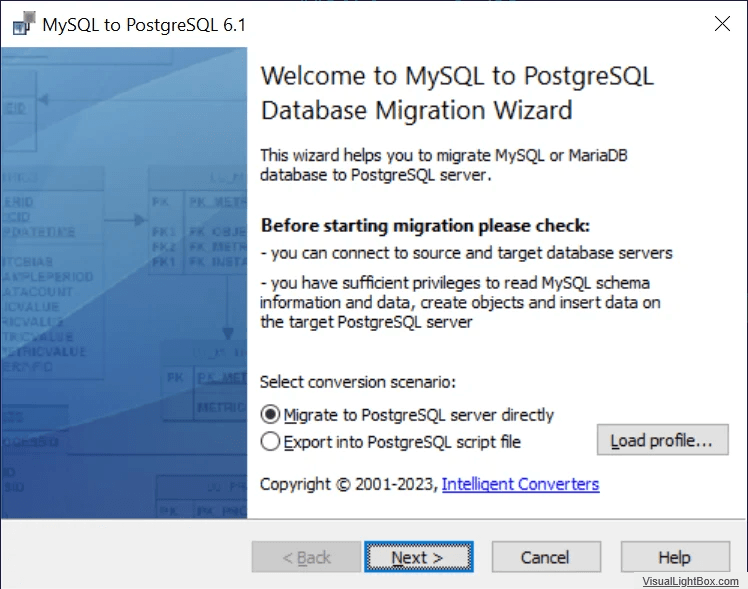 MySQL to PostgreSQL 商品画像
