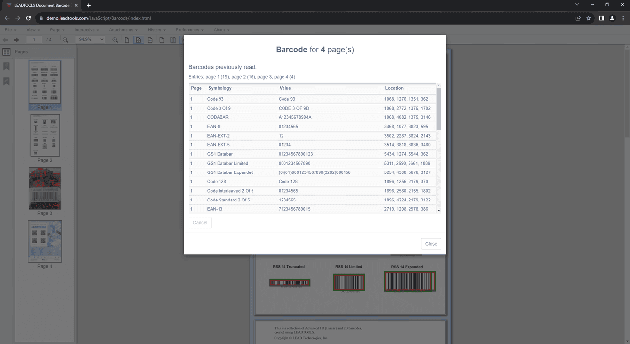 LEADTOOLS Barcode Pro（英語版） 商品画像