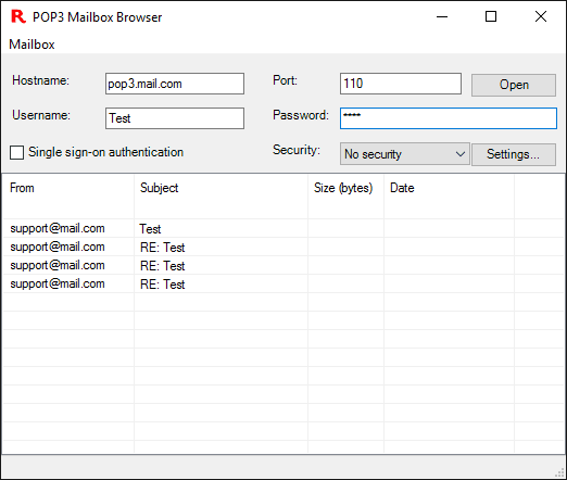 Rebex Mail Pack（英語版） 商品画像