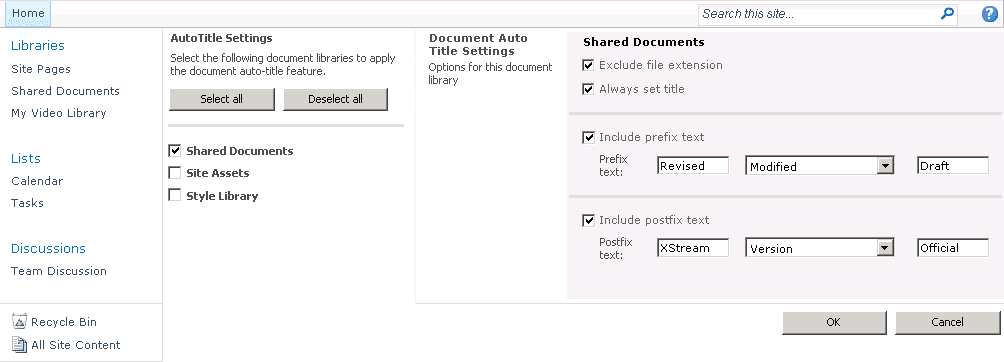SharePoint Document Auto Title（英語版+日本語版） 商品画像