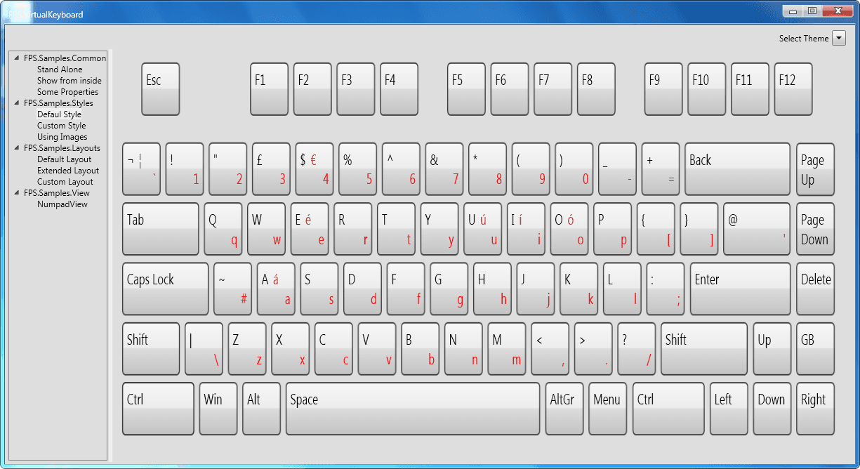 MindFusion.Virtual Keyboard for WPF（英語版） 商品画像