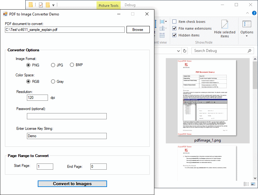 ExpertPDF Pdf To Image Converter（英語版） 商品画像