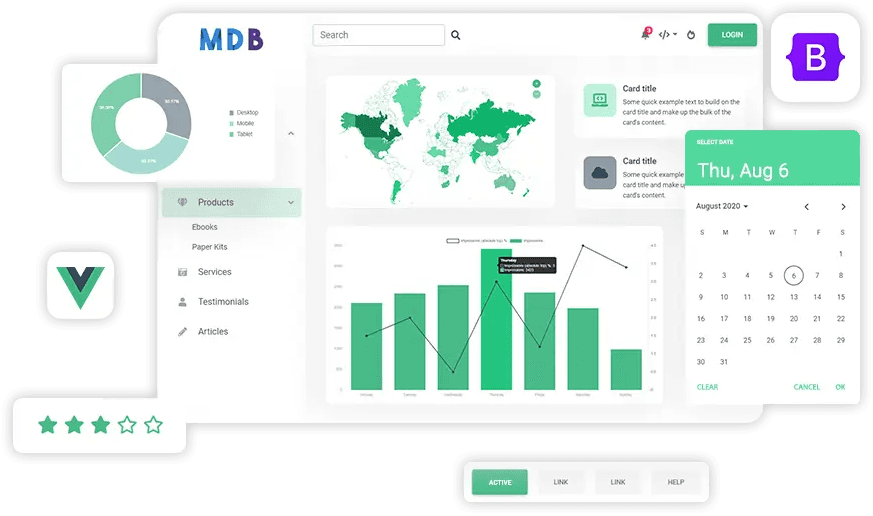 MDB Pro Vue 商品画像