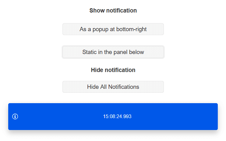 Telerik UI for ASP.NET MVC UI Notification Controls 商品画像